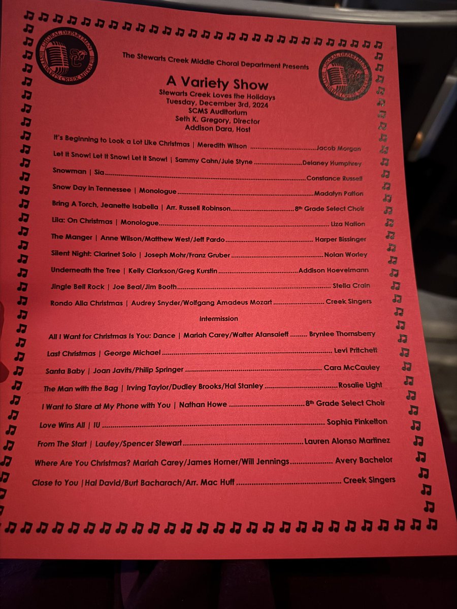 Stewarts Creek Middle Band tweet media