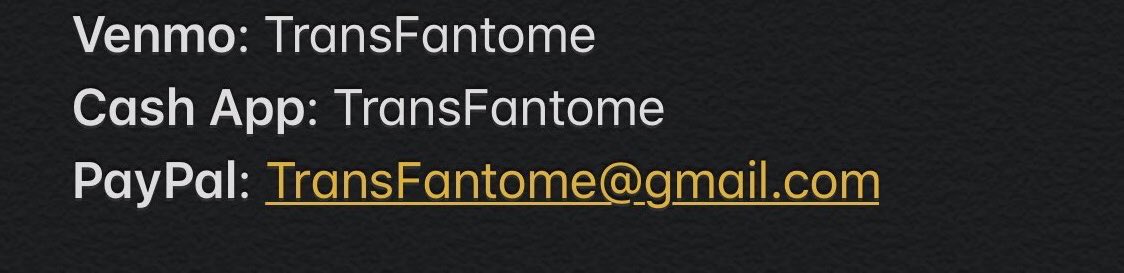 TransFantome's tweet photo. I’m a Black trans woman studying in Oz and was hospitalised for a week last month after not feeling well throughout the semester. I’m hoping to raise 1,000USD which will hopefully tide me over as I recover since I can’t work while getting better. More details below. (1/7) https://t.co/kxVZfz1mHL