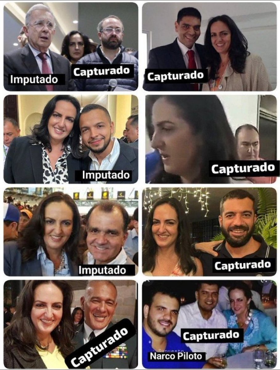 Las malas compañías de la aspirante presidencial del narcouribismo, que aún sigue libre.