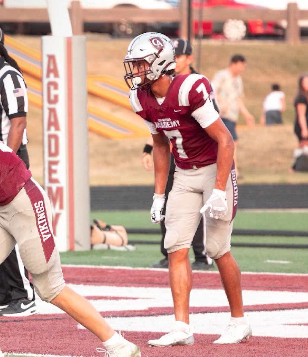 6’3” 185lbs FS/ATH 
1ST Team All-District 
1ST Team All-League
75 TKLS (40 SOLO) 
5 TFL | INT | PBU 
13 TDs | 1208 AP Yards
4.02 GPA 

hudl.com/v/2QbPXj