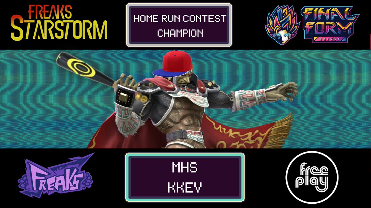 Side bracket banners!! 💫

Doubles:
🥇 <a href="/imDJDon/">YBG Don</a> &amp; @AtomicCoookie 
🥈 <a href="/ChefSaifff/">Chef</a> &amp; <a href="/bert_dragon/">Bert The Dragon</a> 
🥉 <a href="/my_koSSB/">My_ko</a> &amp; <a href="/_kuro258/">クロ/Kuro⚫️</a>

King of Casuals:
🥇 @AtomicCoookie 

Home Run Contest:
🥇 <a href="/kkevv272871/">kkevv</a>