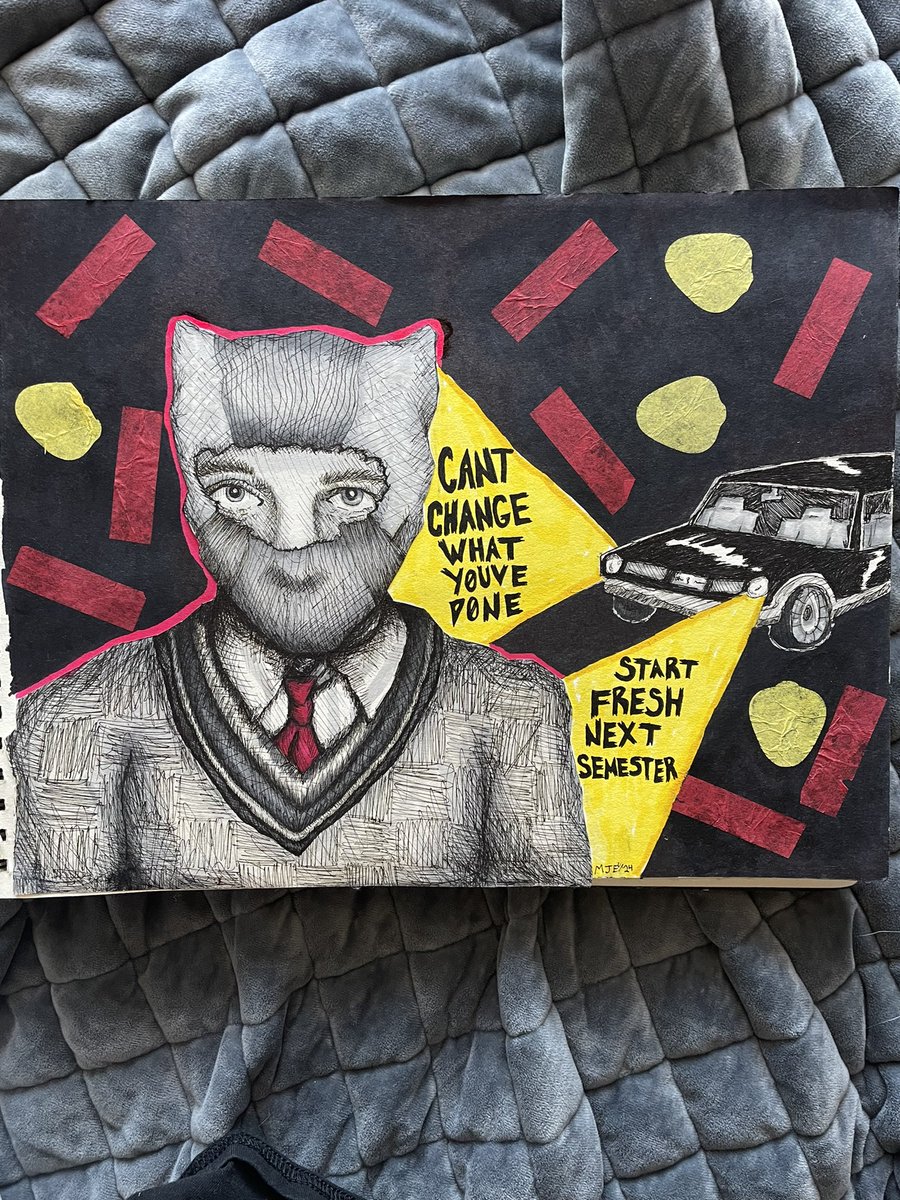 marleaandme's tweet photo. start fresh next semester 
.
.
very proud of how this one turned out:) confetti is from #ClancyMinneapolis !!
#cliqueart #twentyonepilots https://t.co/6GmMKE8T1p
