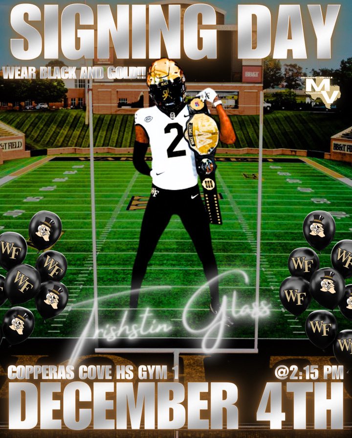 Trishstin Glass (@trishsting) on Twitter photo Couldn’t be anymore grateful and excited. Time to chase greatness!!
<a href="/WakeFB/">Wake Forest Football</a>
#L2GENDARY Couldn’t be anymore grateful and excited. Time to chase greatness!!
<a href="/WakeFB/">Wake Forest Football</a>
#L2GENDARY