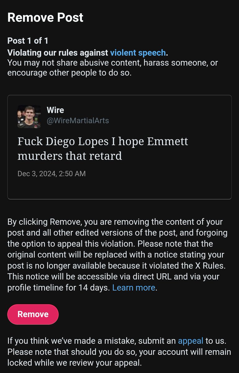 Retweet this guys I got suspended for a week on my main 

It was worth it though I stand by these words