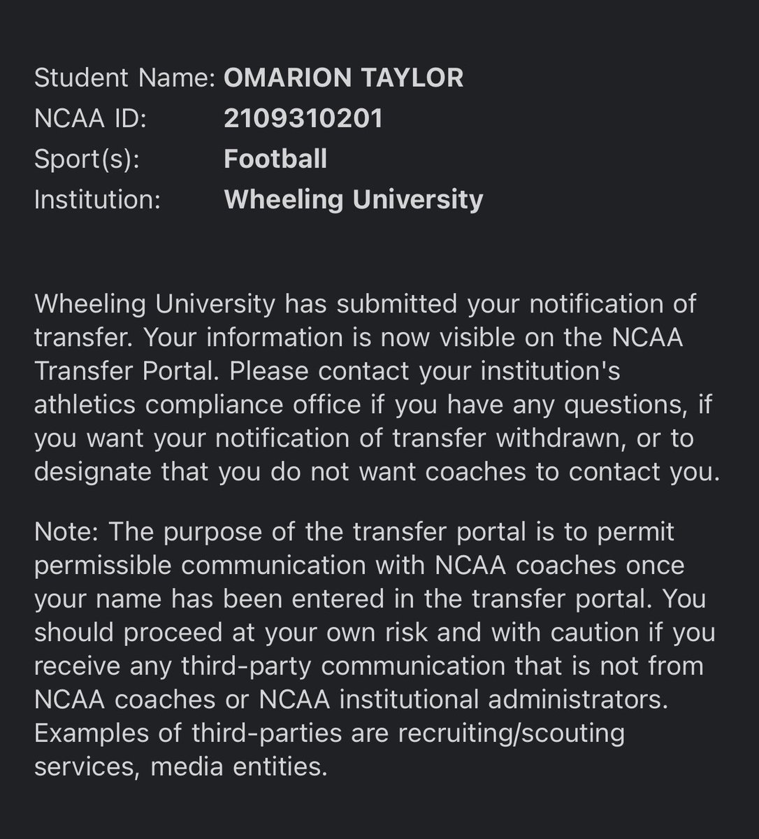 O’Marion Taylor tweet media