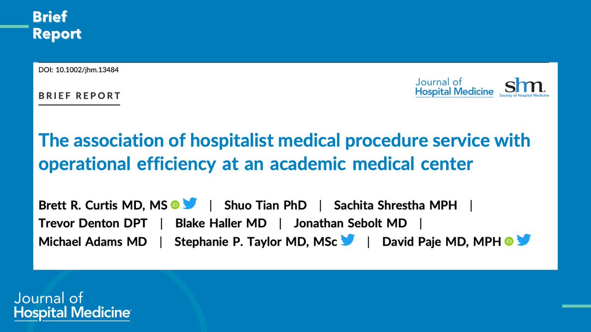 Journal of Hospital Medicine (@jhospmedicine) on Twitter photo 📊💡 New evidence shows how hospitalist Medical Procedure Services (MPS) improve outcomes! MPS cuts length of stay, enables weekend procedures, & boosts same-day discharges. #PatientCare
🔗: doi.org/10.1002/jhm.13…
✍️:<a href="/PajeDavid/">David Paje</a>, <a href="/StephptaylorCLT/">Stephanie Parks Taylor</a>, <a href="/curtisy_call/">Brett Curtis</a> 📊💡 New evidence shows how hospitalist Medical Procedure Services (MPS) improve outcomes! MPS cuts length of stay, enables weekend procedures, & boosts same-day discharges. #PatientCare
🔗: doi.org/10.1002/jhm.13…
✍️:<a href="/PajeDavid/">David Paje</a>, <a href="/StephptaylorCLT/">Stephanie Parks Taylor</a>, <a href="/curtisy_call/">Brett Curtis</a>