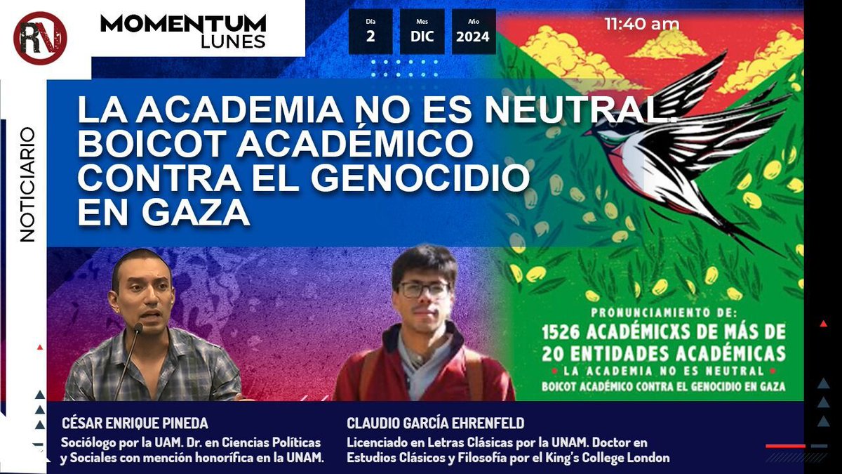 Académicxs con Palestina 🍉 (@academpalestina) on Twitter photo Entrevista en <a href="/RompevientoTV/">Rompeviento TV</a> con integrantes de Académicxs con Palestina contra el genocidio. escúchala en nuestro canal de youtube: youtu.be/9DgKfyfd3Ks?si… Entrevista en <a href="/RompevientoTV/">Rompeviento TV</a> con integrantes de Académicxs con Palestina contra el genocidio. escúchala en nuestro canal de youtube: youtu.be/9DgKfyfd3Ks?si…
