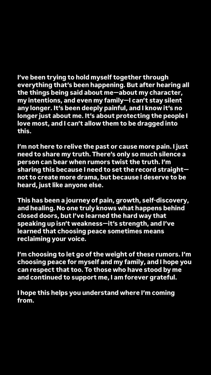 PhilippineStar's tweet photo. ‘I TRUSTED MY PARTNER AND HER—AS A WOMAN’

Jamela Villanueva, ex-girlfriend of actor Anthony Jennings, broke her silence after the actor confirmed their split.

“Michael, for nearly 7 years I'm so grateful for you being my rock, my best friend, and most especially my partner… Happiness was all I ever wanted for you, in our years of living together. I never imagined I'd have to let you go, but I did—so you could grow and find happiness on your own,” she said in her Instagram Story on Tuesday.

In a series of screenshots, Villanueva also revealed Jennings' alleged relationship with actress Maris Racal during their time together.

“I allowed this to happen because I thought it was the best way to support them both. Most importantly, I trusted my partner and her—as a woman,” she added.

Jennings and Racal worked together in the television series “Can’t Buy Me Love.” (Instagram/Jamela Villanueva)