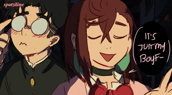 Okarun and Momo never saw that poor guy again #dandadan #momokarun 