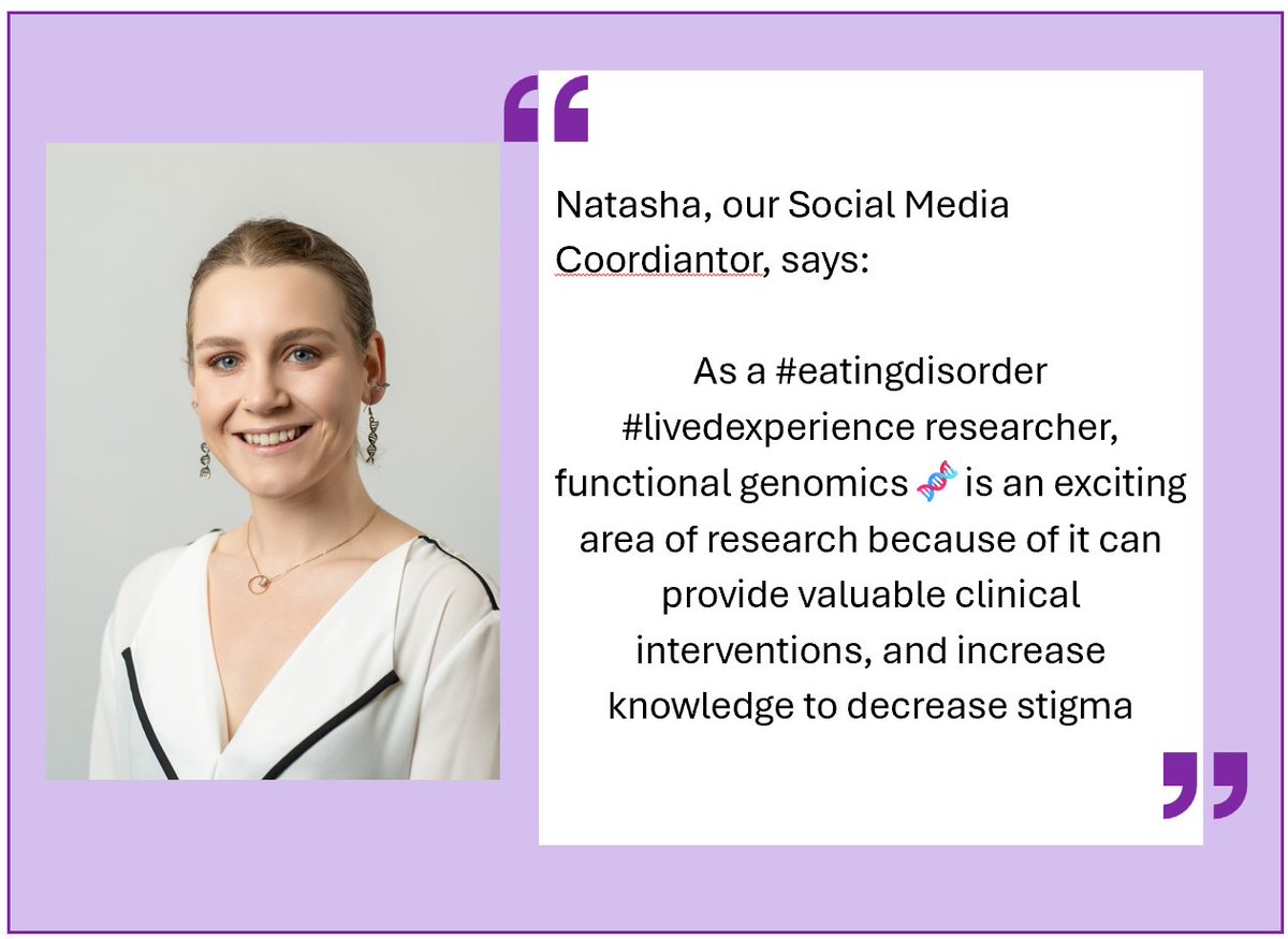 Next up, let’s introduce you to our two Social Media Reps!
  
We're here for the #functionalgenomics🧬, and #Science #Communication📡is a🔑key part!
 
We asked each of them to tell us what they think #functionalgenomics can achieve in psychiatry🧠
 
Check out their responses👉🏽