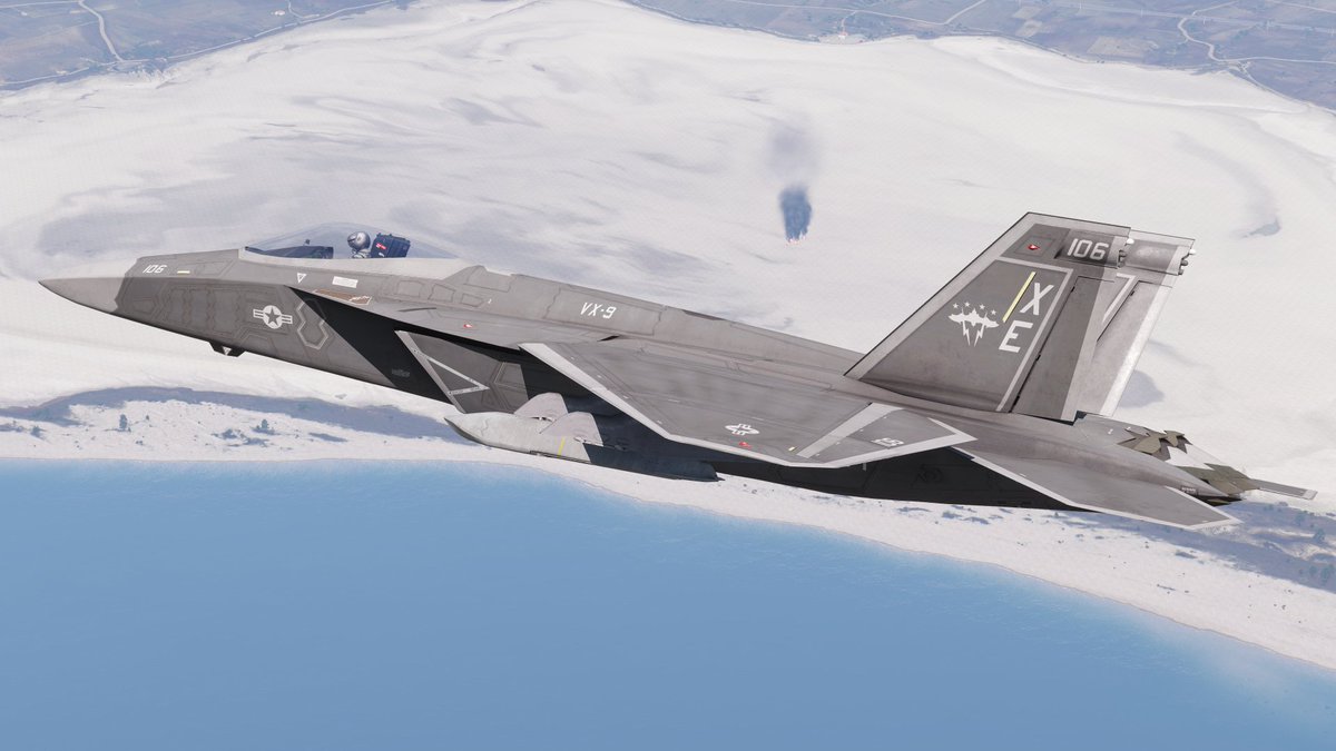 PVihh2035's tweet image. VX-9 'Vampires' F/A-181 Black Wasp II

#Arma3 #FA181 #VX9