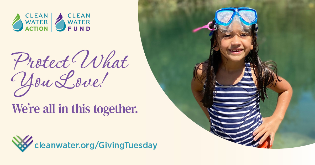 “It’s so important to support Clean Water so that kids like me can swim and cool off. Plus, Dad caught a cute little fish - but then released it, thank goodness.”

For the #CleanWaterKids:
cleanwater.org/GivingTuesday
❤️💧