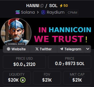 We're back on our way up 😏 Perfect time to get involved. Check out our beautiful 50 ⚡️If you haven't got your bag of $Hanni yet,you may want to do so now😉 Make sure you don't miss out on this great opportunity just a few weeks before the launch of Super-Hanni 🎮🚀🌙

Remember👇