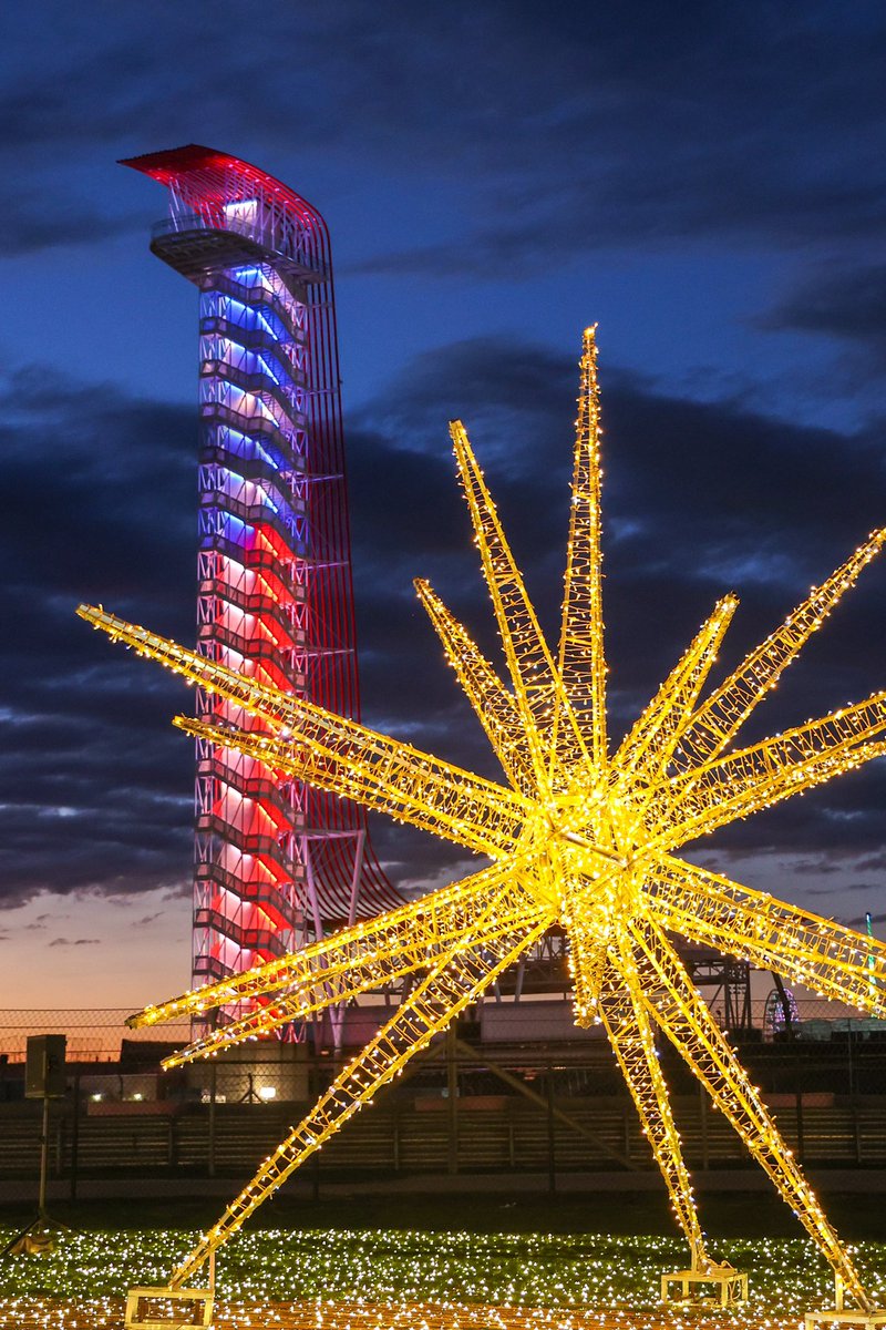 The holiday season is about to go full throttle at COTA 🌟🏎️ 

Experience MILLIONS of lights and a NEW Peppermint Plaza at PeppermintParkway.com