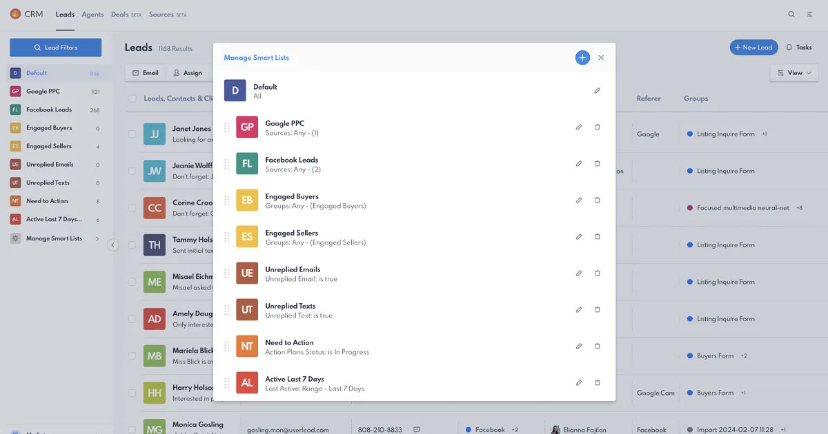 webmastersre's tweet image. Ready to take control of your leads? REW CRM's #SmartLists let you sort, track, and manage your contacts exactly how you need to.
Our latest blog walks you through how Smart Lists can help you organize, prioritize, and convert more effectively!
realestatewebmasters.com/blog/the-key-t…