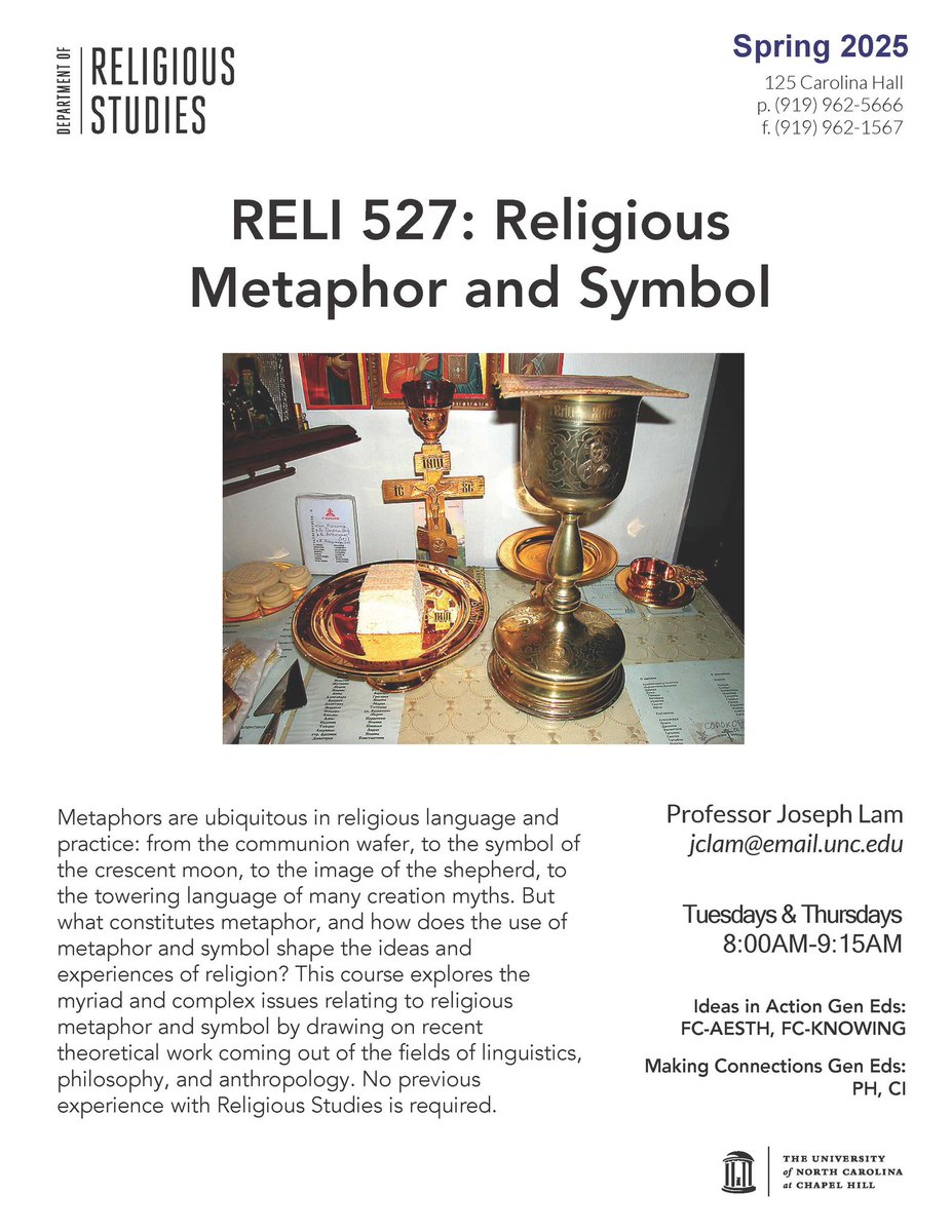 UNC Religious Studies tweet media