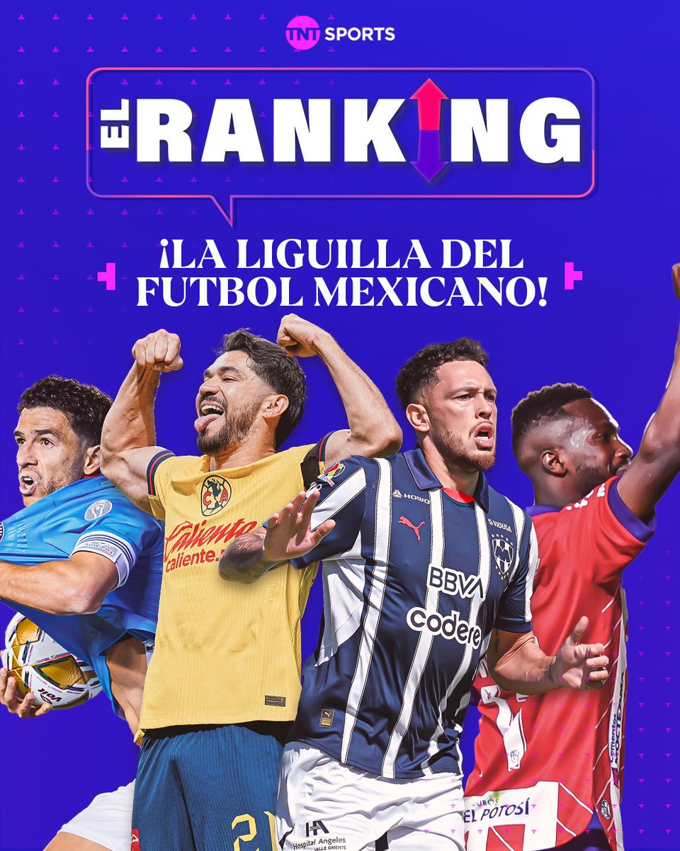 tntsportsmex's tweet photo. ¡Las Semifinales del #Apertura2024 y una jornada espectacular de #LaPremierEnMax! 🇲🇽🏴
Hoy tenemos un programazo de #ElRanking con @RICARDOMURGUIA, @MajolaB y @PepedelBosque.
💻 https://t.co/uFM7VMgowQ
#TNTSportsMex https://t.co/Bpp84Sn3ZL