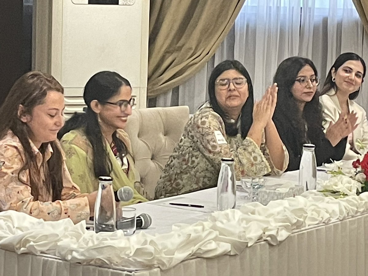 Highlight of the #Islamabad alumni conference: the Women Empowerment panel, moderated by Kelsey. Panelists talked about how their SUSI experiences and what they've done since like international education, activism, and community action. <a href="/ECAatState/">Educational & Cultural Affairs—U.S. Dept. of State</a> <a href="/PakUSAlumni/">Pakistan-U.S. Alumni Network</a>