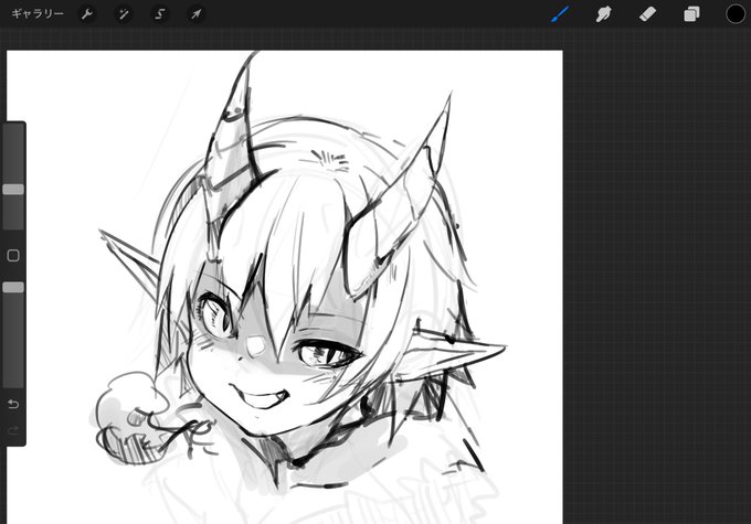 電車の中がひまでしたので
生意気そうなショタ竜人描いて遊んでましたの 