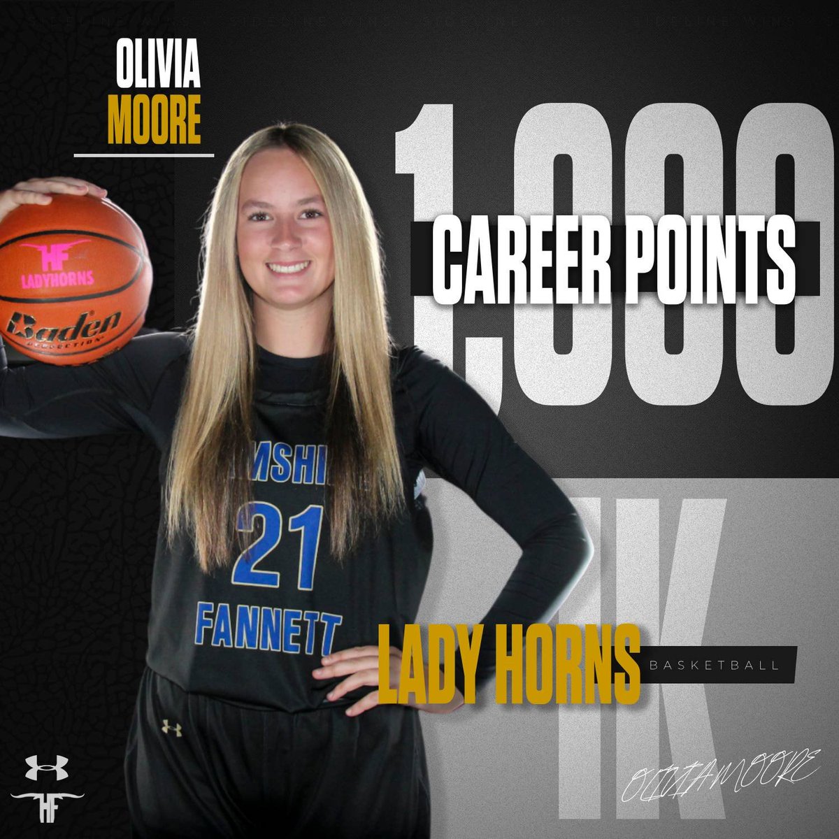 Hamshire-Fannett ISD Official (@hfisd_longhorns) on Twitter photo Miss. 1️⃣,0️⃣0️⃣0️⃣
Congratulations to Lady Horns Basketball standout Olivia Moore on becoming the newest member of the 1,000 point club!
#WeAreHFISD #409Sports #HornsUp #txhshoops <a href="/OliviaMoore2025/">Olivia Moore</a> Miss. 1️⃣,0️⃣0️⃣0️⃣
Congratulations to Lady Horns Basketball standout Olivia Moore on becoming the newest member of the 1,000 point club!
#WeAreHFISD #409Sports #HornsUp #txhshoops <a href="/OliviaMoore2025/">Olivia Moore</a>