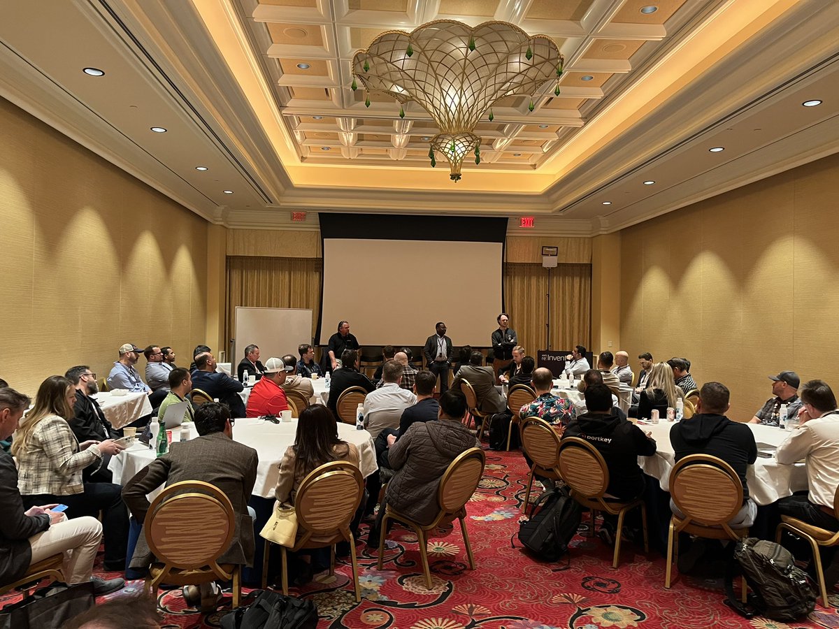 DormainDrewitz's tweet image. On the ground in Vegas and jumping into a great round table on #platformengineering at #reinvent with folks from @thoughtworks @humanitec_com and @gitlab
Old habits die hard