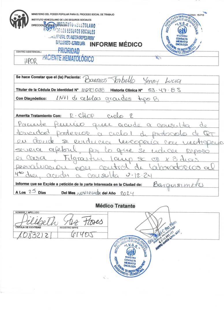 #URGENTE Yenni Barrios,PACIENTE ONCOLOGICA y presa política de #Lara es traslada a la cárcel de Uribana donde evidentemente no podrá recibir su tratamiento de quimioterapia. La infamia de la dictadura de Maduro en su máxima expresión