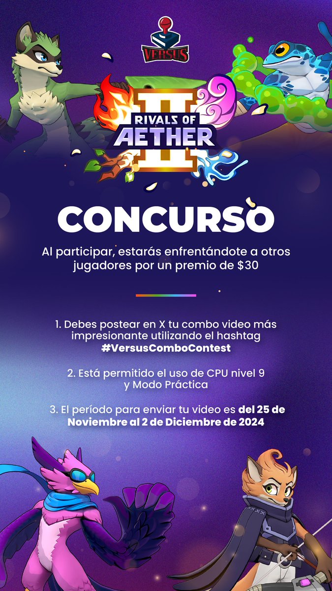 VersusPd's tweet image. Felicidades a @correomaldito por ser el ganador en esta entrega de #VersusComboContest 

Estén atentos a próximos eventos por aquí y por @MVGlCS