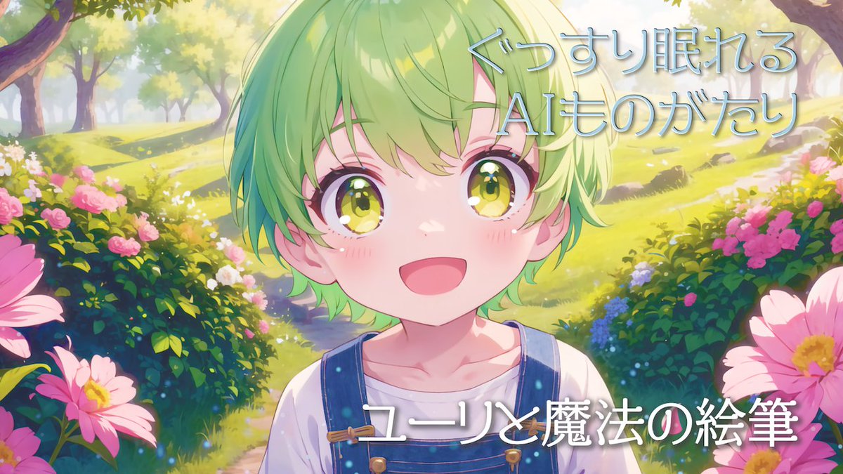 🌟🐏AIものがたり動画を投稿しました🐏🌟

今晩の眠りのおともにいかがですか？

#朗読 #絵本 #読み聞かせ #睡眠導入
#AIart #AIイラスト

【かわいいアニメ絵本】ユーリと魔法の絵筆【絵本 読み聞かせ 作業用BGM】
youtu.be/B0YUzk6t3ok