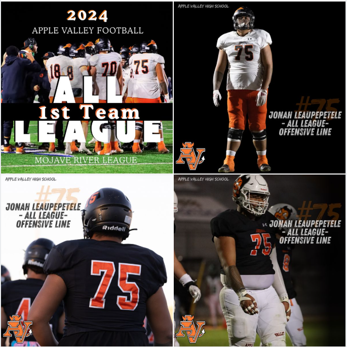 CONGRATULATIONS @JLeaupepetele75 - First Team All League Selection!