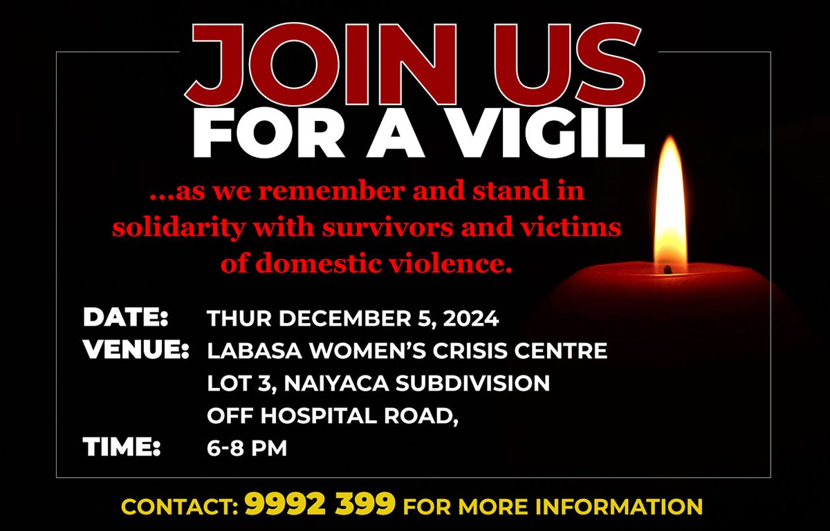 📢 Labasa ⤵️
#16DaysOfActivism