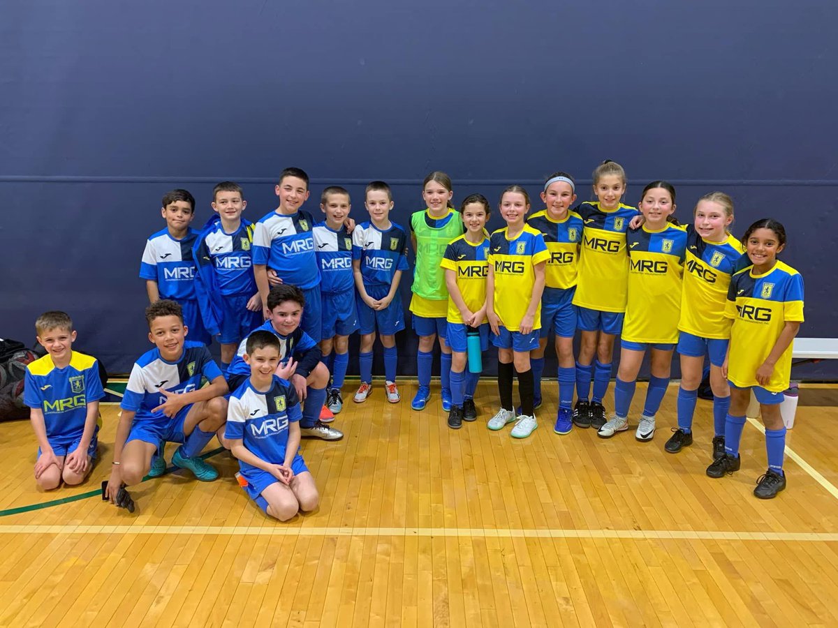 2013 boys vs the 2014 girls in Futsal tonight.