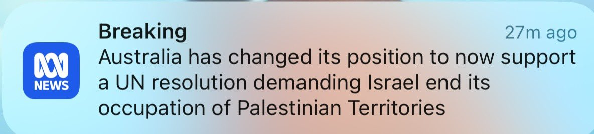The Ameristralian Government is pleased to have learned that Australia has changed its position on the illegal occupation of Palestine by the Israeli government. 
#micronations