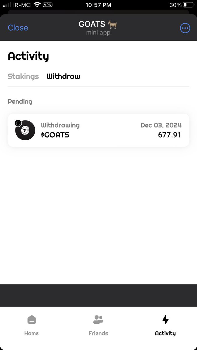 manipasha3's tweet photo. @GOATS_immortal I tried to withdraw my tokens to tonkeeper but i can’t pay the transaction fee. I tried several times but it is not possible. I have enough ton in tonkeeper https://t.co/LdeUC9KVGP