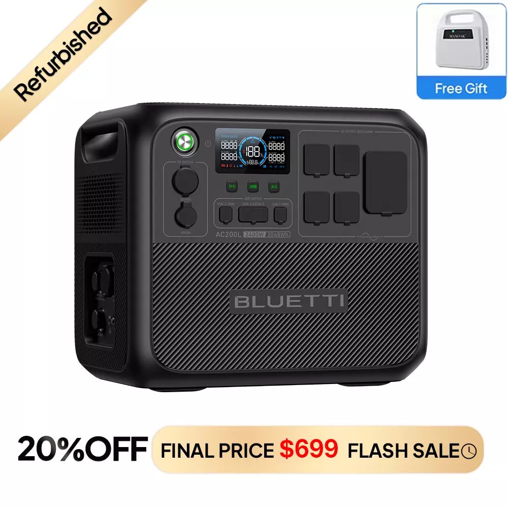 bluettideals's tweet photo. 🇺🇸 #USA
BLUETTI AC200L 2048Wh 2400W Portable Power Station🔋
--------------------$699----------------------
https://t.co/pCy6oIi7zM
#bluetti #ac200l #bluettideals https://t.co/I1Mc62BxAT