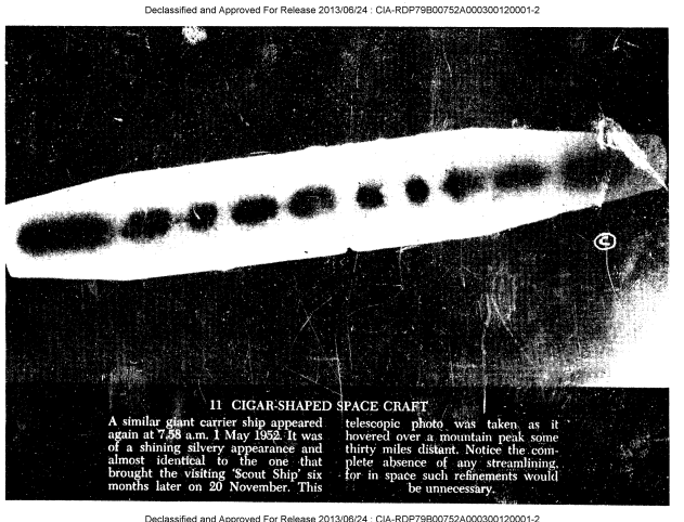 ReadyDisclosure's tweet photo. 5) The Cigar Shaped Space Craft https://t.co/fYUt2iS0c0