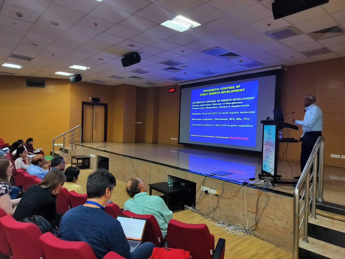 icmrnirwoh's tweet photo. Prof Polani Seshagiri (MRDG, Indian Institute of Science) detailed early events in embryonic development for the participants of our #OpeningGates training course. https://t.co/7XuavOkQmJ
