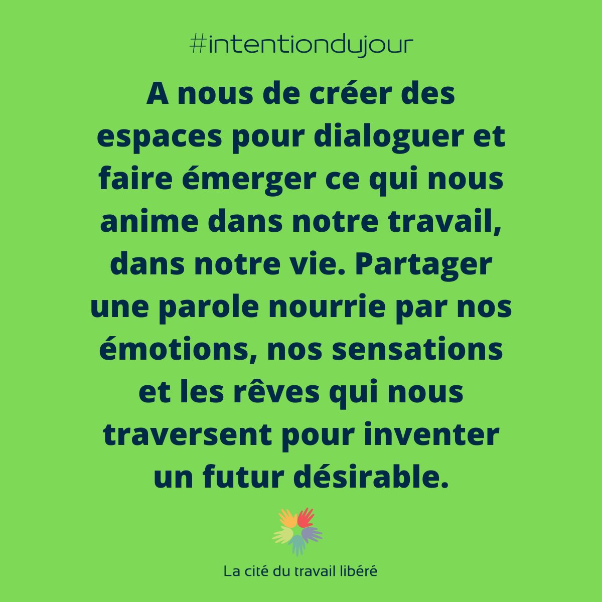 Chaque matin, à travers votre #intentiondujour, projetez-vous dans cette journée avec votre cœur, vers ce qui vous anime &amp; vous met en joie🚀
A la source de toute action, de toute décision, se trouve une intention. ➕ votre intention est claire, ➕ votre action aura de l’impact✨