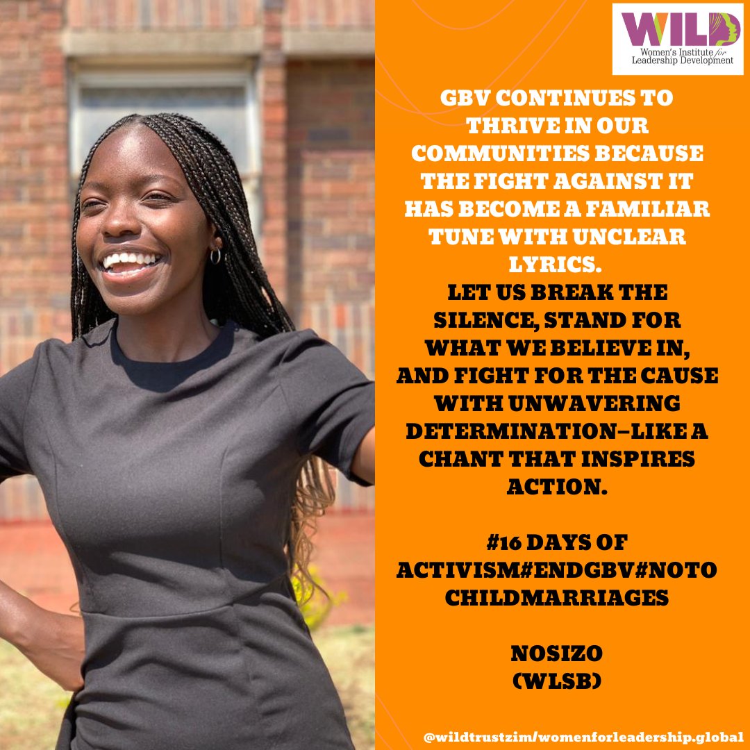 The fight against (GBV) requires more than just familiar words - it demands action! As Noziso so powerfully puts it, 'Let us break the silence, stand for what we believe in, and fight for the cause with unwavering determination.' Join us in this critical fight!  #BreakTheSilence