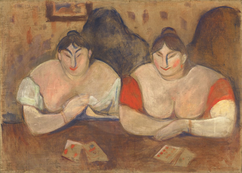 Rose og Amelie / Rose and Amelie, 1893. Olje på ugrundert lerret / Oil on unprimed canvas. Dimensions: 78,2 × 109,5 × 2,4 cm. Signed: «E. Munch 94»

#MUNCH #EdvardMunch #MUNCHmuseet