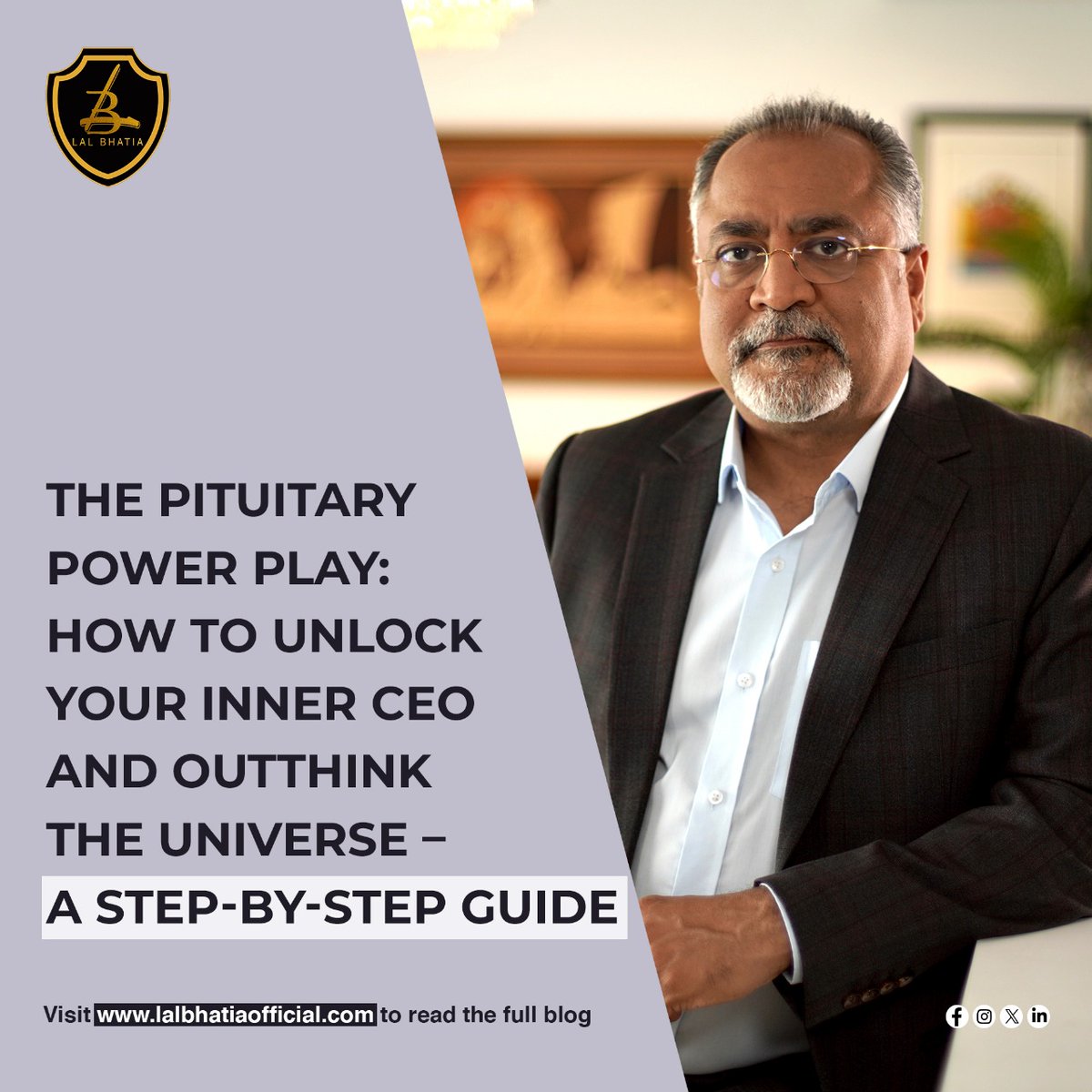 drlalbhatia's tweet image. Forget apps and overpriced seminars—your ultimate power upgrade is already in your brain. Ready to unlock your inner CEO and outthink the universe? 

Click the link below to activate your pituitary power and take your game to the next level.
lalbhatiaofficial.com/the-pituitary-…