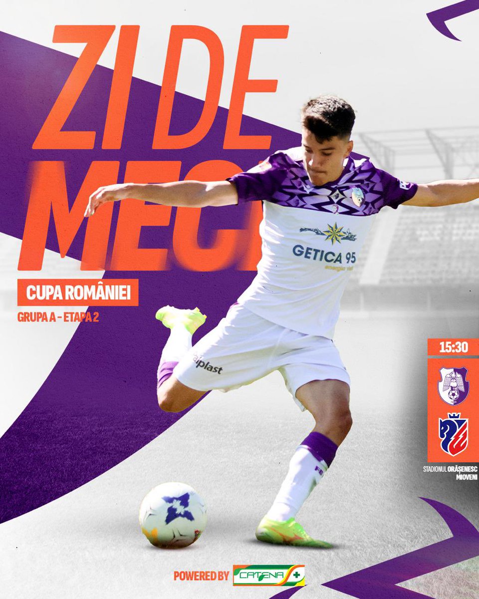 Vulturilor, astăzi jucăm cu Fotbal Club Botoșani în Cupa României ⚪️🟣