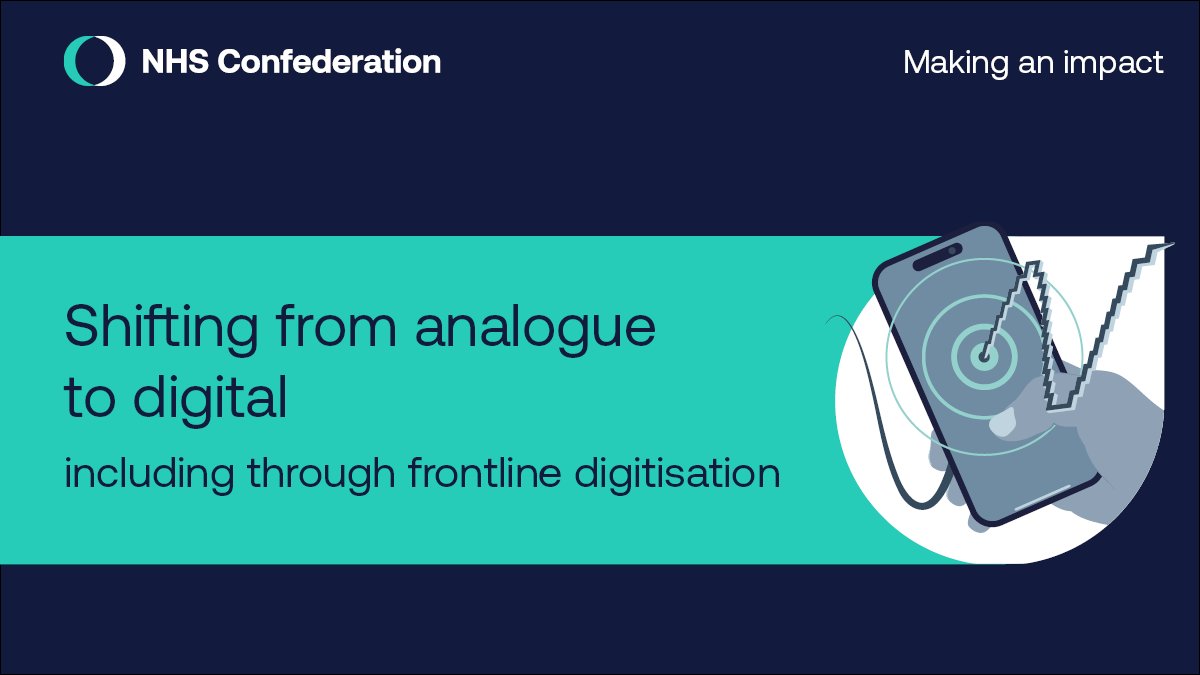How are we making an impact for our members?

We have been supporting the government’s aim to shift the NHS from an analogue to a digital system. Here’s how…

1/4