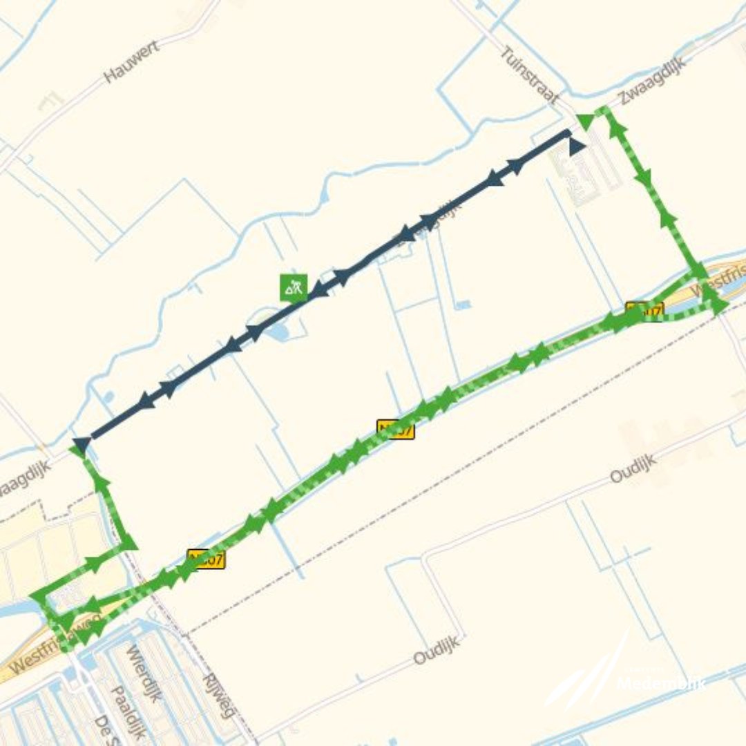 🚧 Wegafsluiting Zwaagdijk-Oost (Rijweg ↔ Tuinstraat)
📅 9 t/m 13 december: fietspad krijgt nieuw asfalt.

Bekijk wat dit betekent voor jou op: bit.ly/3ZgtXQ9

Bedankt voor je medewerking 🤝