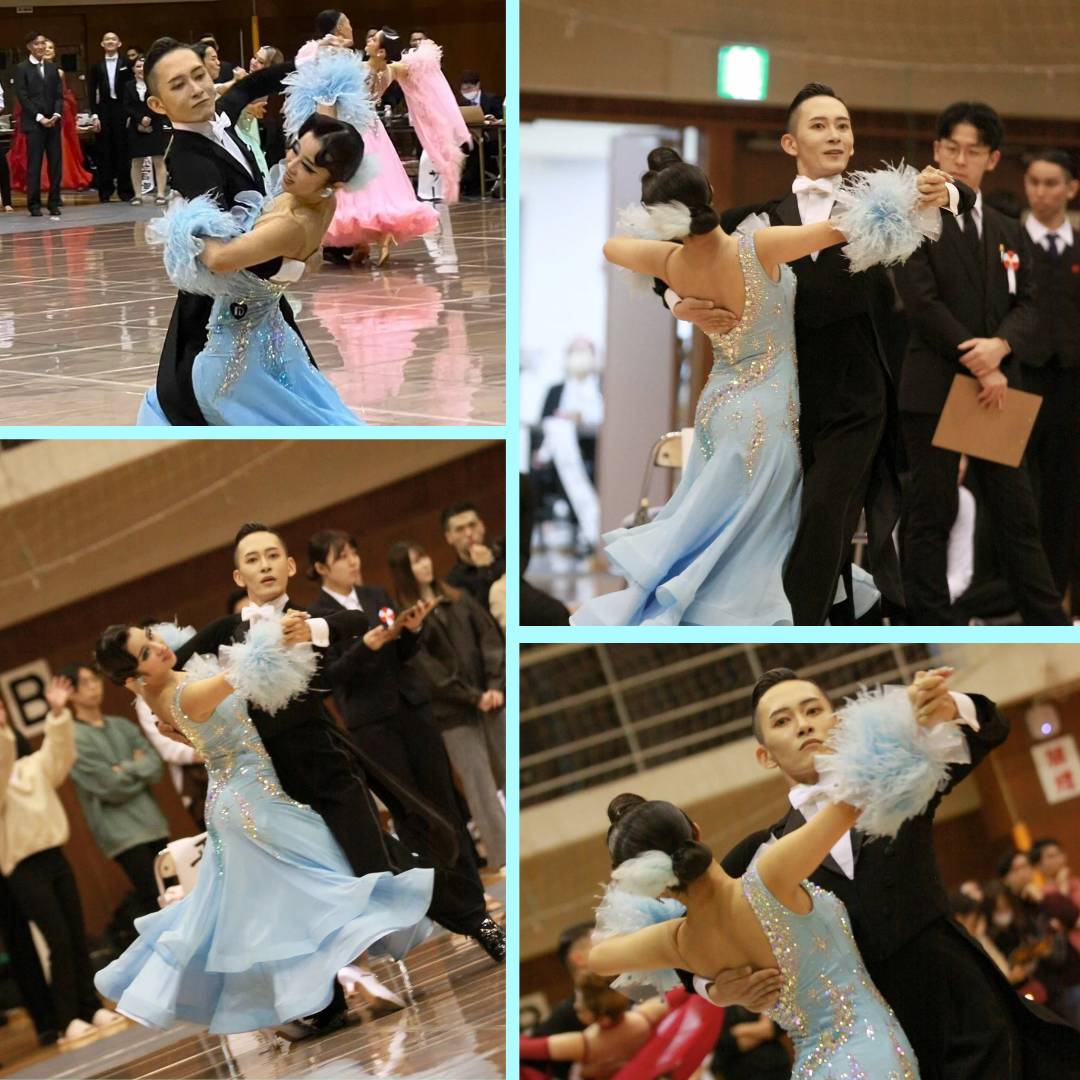 yamadaikyo78820's tweet photo. 【冬全選手紹介】
Tango
50番　安原（4年）・大内（2年）組

山大で最もキレッキレで踊る4年2年カップルです！
ピッタリ息のあった情熱のタンゴに注目です！
しゅうわさんのウィンクも期待してます✨✨

#山形大学 
#山形大学競技舞踏部 
#競技ダンス 
#冬全 https://t.co/t3G03ltfxu