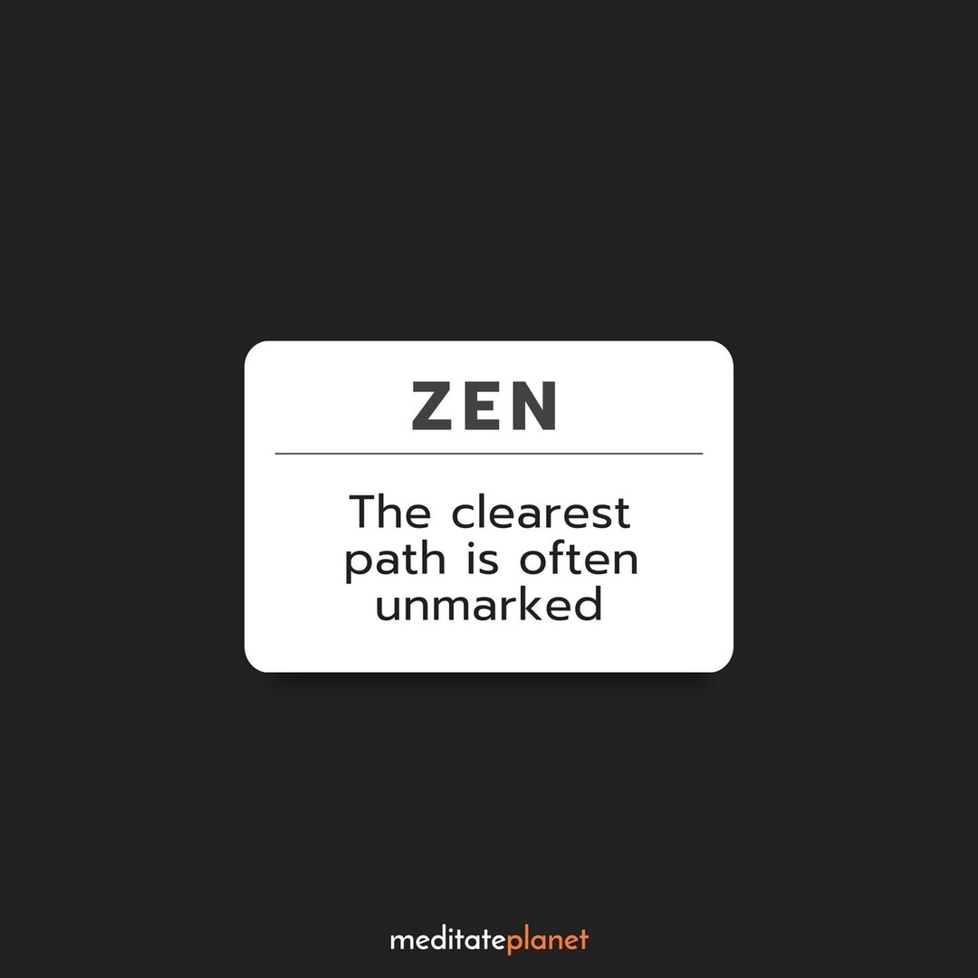 meditateplanet's tweet image. The clearest path is often unmarked. 

🌿🛤️❓ 

#ZenJourney #FindingYourWay #InnerPath