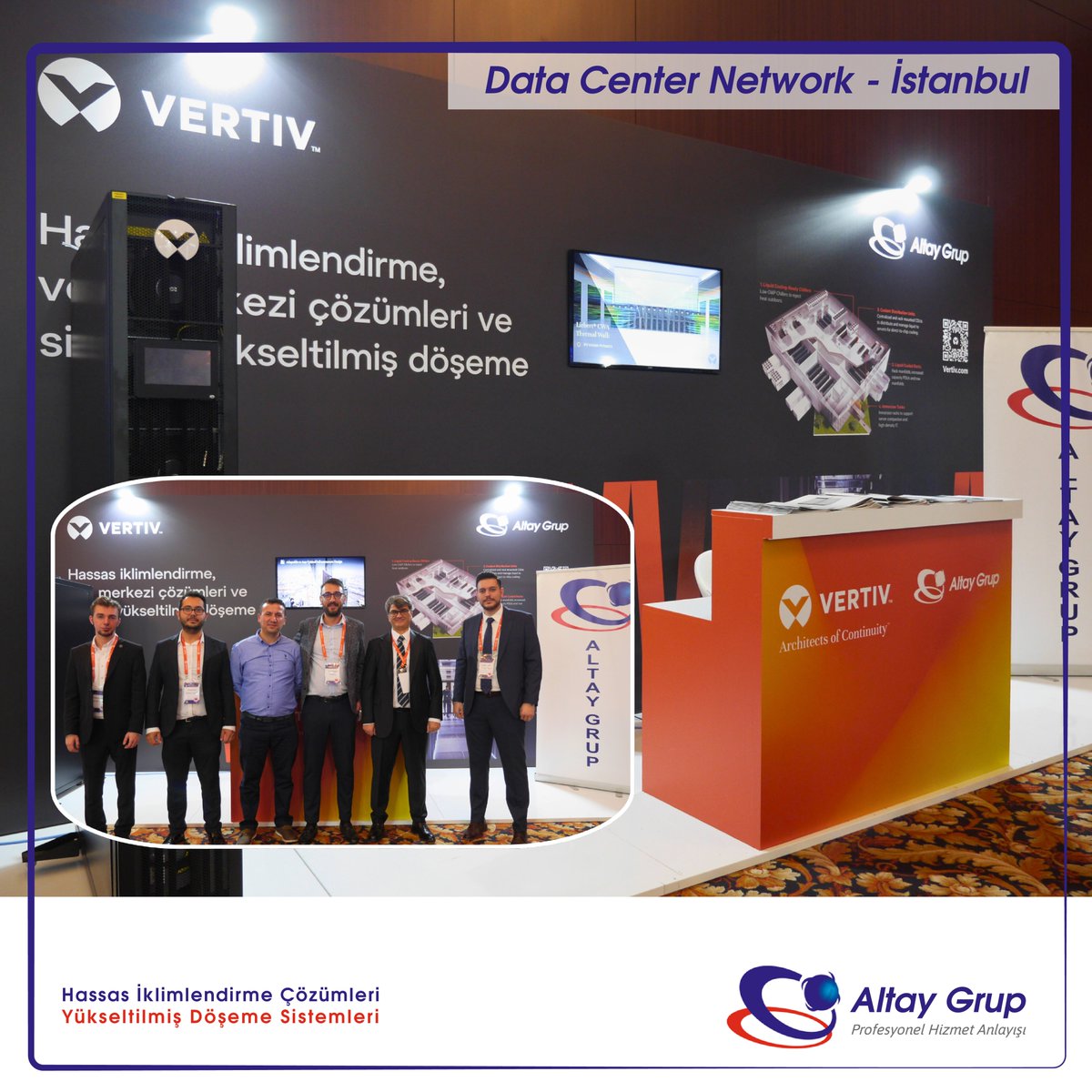 altaygrup_as's tweet image. Bronz sponsor olarak desteklediğimiz Data Center Istanbul etkinliğinde IT sektör profesyonelleri, paydaşlarımız ve veri merkezi sektöründe son teknolojik gelişmeleri takip etmek isteyen değerli katılımcılarla buluştuğumuz için çok mutluyuz.

#AltayGrup #DataCenterNetwork