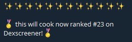 #23 trending yall must like what $women cooking 👀

wonder how long it will be before we are in top 5.... hmmm

<a href="/dexscreener/">DEX Screener</a> 10 mins? 30 mins?

dev rugged @pumpdotfun after raydium launch but we sent it!

CTO to the moOOOooOoON