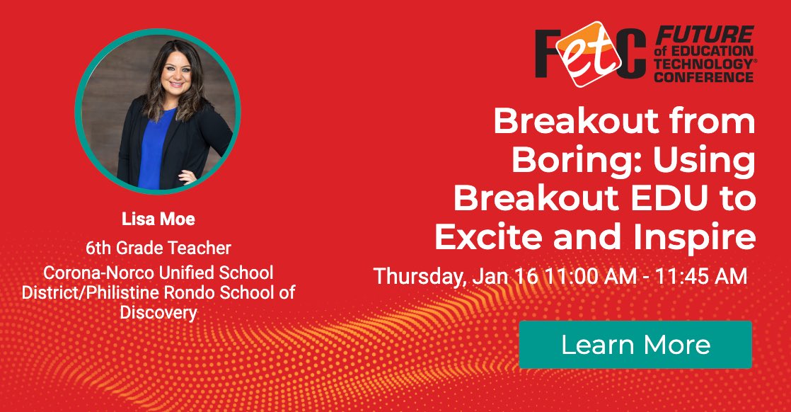 🌟 Exciting news! I’m thrilled to present TWO sessions at FETC 2025 in Orlando this January!

🗓️ Jan 14: From Ideas to Impact: Navigating the Innovation Journey in Education
Part of the Mobile Mega Share—4 rotations, attendee choice, and interactive conversations on leveraging