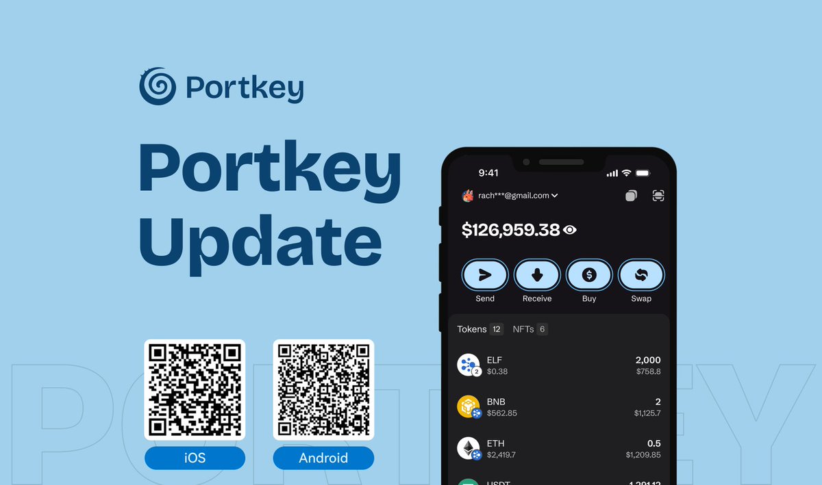 Portkey_DID's tweet photo. 🚀 Portkey V2 is here!
Your favourite #Web3 wallet just got a major upgrade! Update the #Portkey app with one tap—no downloads, no hassle!🎉
✨ What's new?
Smarter asset management 🔍
Cleaner, streamlined categories 🗂️
A fresh, sleek design that's share-worthy 😍
Experience the next level of Web3. Your crypto journey just got smoother, smarter, and more fun! 🌐💡
https://t.co/6EDN3BTdsX