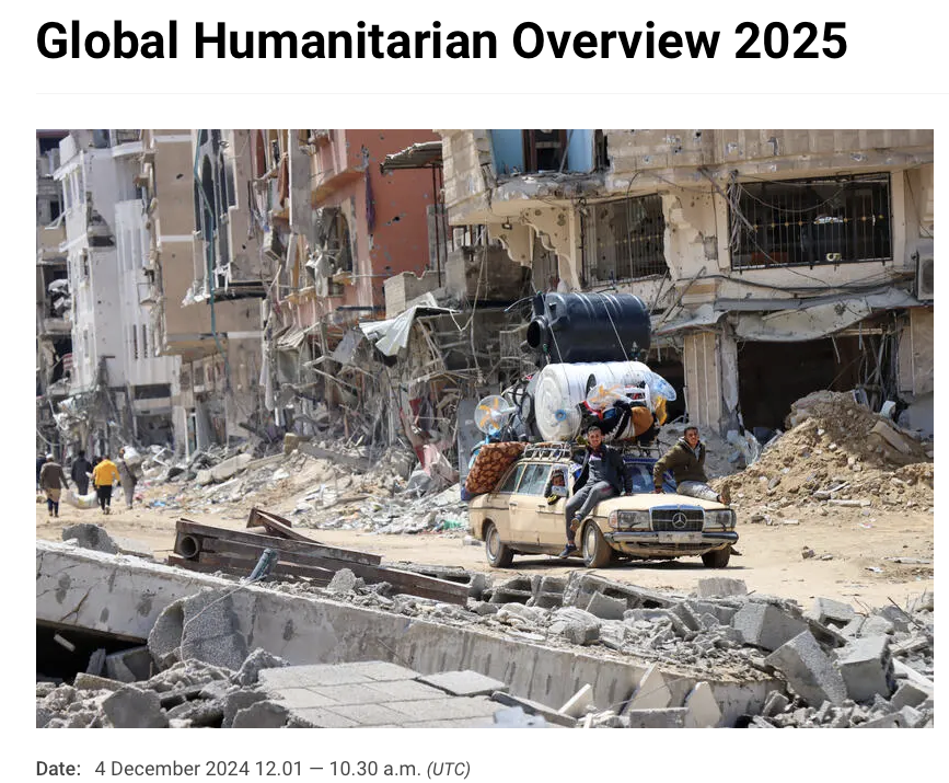 Our network <a href="/A4EP2/">A4EP</a> has some key messages to <a href="/ochapolicy/">UNOCHA Policy</a> and donors for the #GHO2025, which will be launched today. We hope the concerns of local and national actors will be taken care of: reliefweb.int/report/world/l…